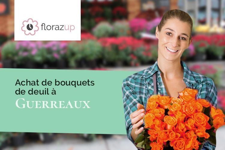 couronnes florales pour un enterrement à Guerreaux (Saône-et-Loire/71160)