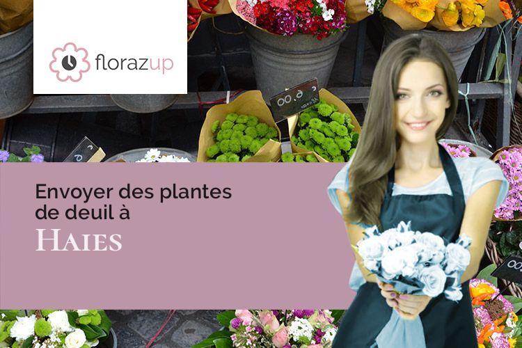 coupes de fleurs pour un enterrement à Haies (Rhône/69420)