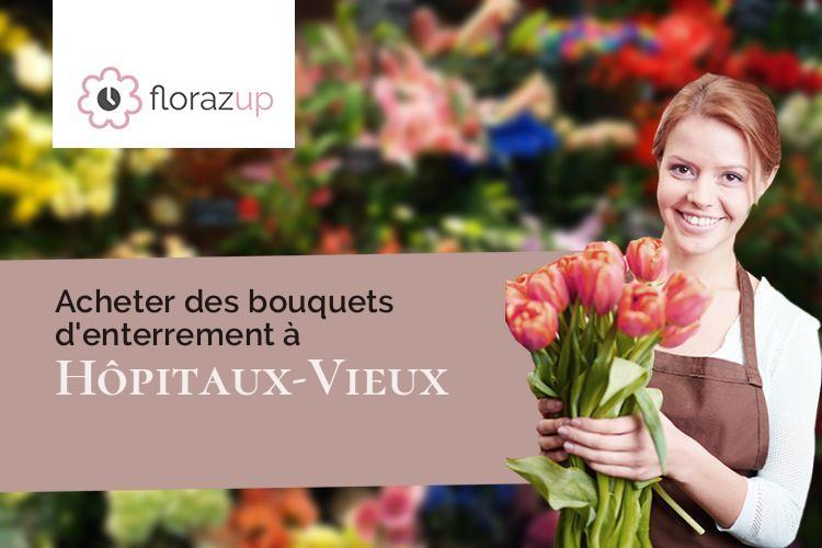 créations florales pour une crémation à Hôpitaux-Vieux (Doubs/25370)