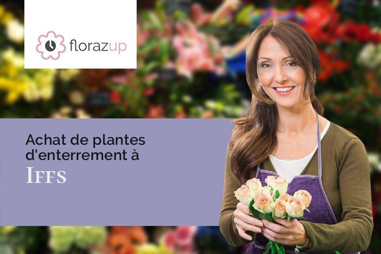 coupes de fleurs pour un enterrement à Iffs (Ille-et-Vilaine/35630)