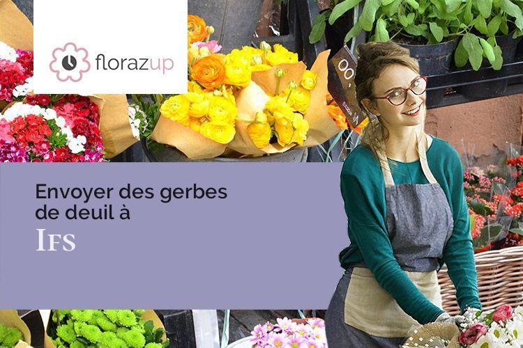 bouquets de fleurs pour un décès à Ifs (Seine-Maritime/76630)