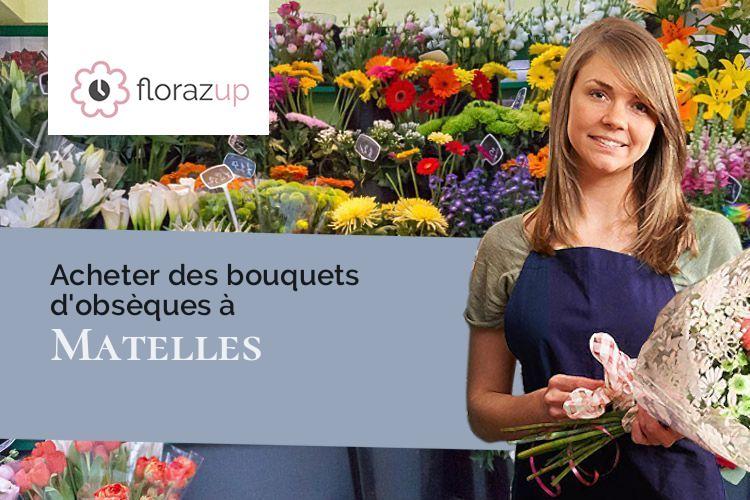 couronnes florales pour une crémation à Matelles (Hérault/34270)