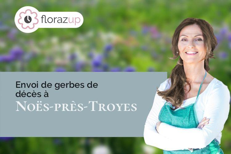 bouquets de fleurs pour des funérailles à Noës-près-Troyes (Aube/10420)
