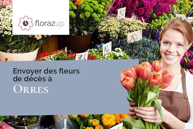 couronnes de fleurs pour un enterrement à Orres (Hautes-Alpes/05200)