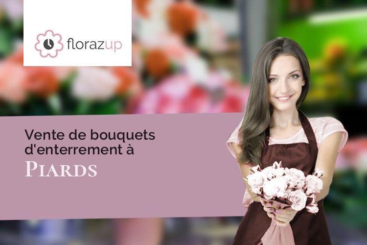 bouquets de fleurs pour un décès à Piards (Jura/39150)