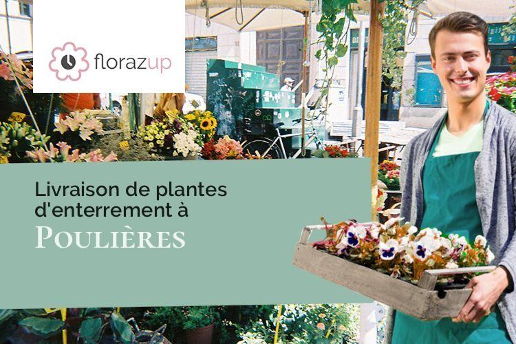 créations florales pour un décès à Poulières (Vosges/88600)