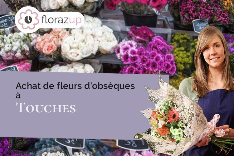bouquets de fleurs pour un décès à Touches (Loire-Atlantique/44390)