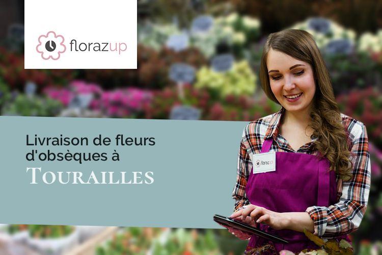 créations florales pour des funérailles à Tourailles (Orne/61100)