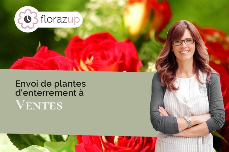 bouquets de fleurs pour des obsèques à Ventes (Eure/27180)