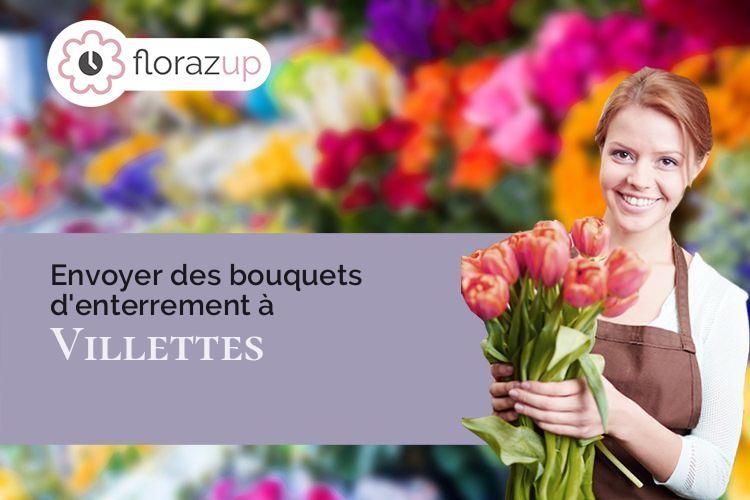 compositions de fleurs pour un décès à Villettes (Haute-Loire/43600)