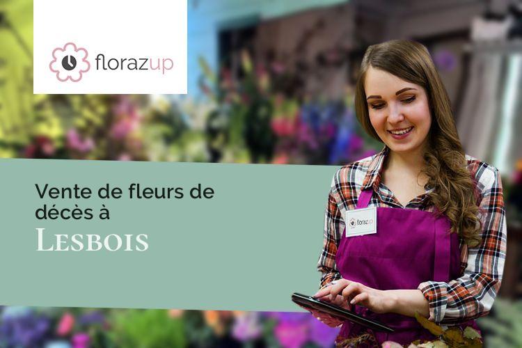 compositions de fleurs pour une crémation à Lesbois (Mayenne/53120)