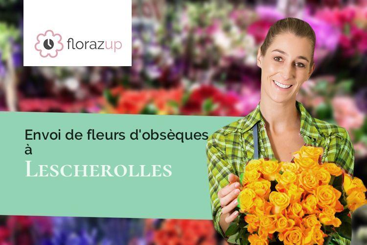 gerbes de fleurs pour un décès à Lescherolles (Seine-et-Marne/77320)
