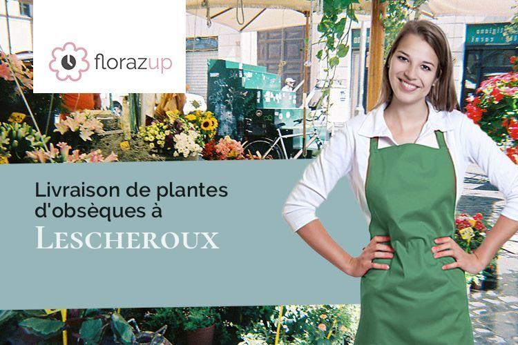 créations florales pour un deuil à Lescheroux (Ain/01560)