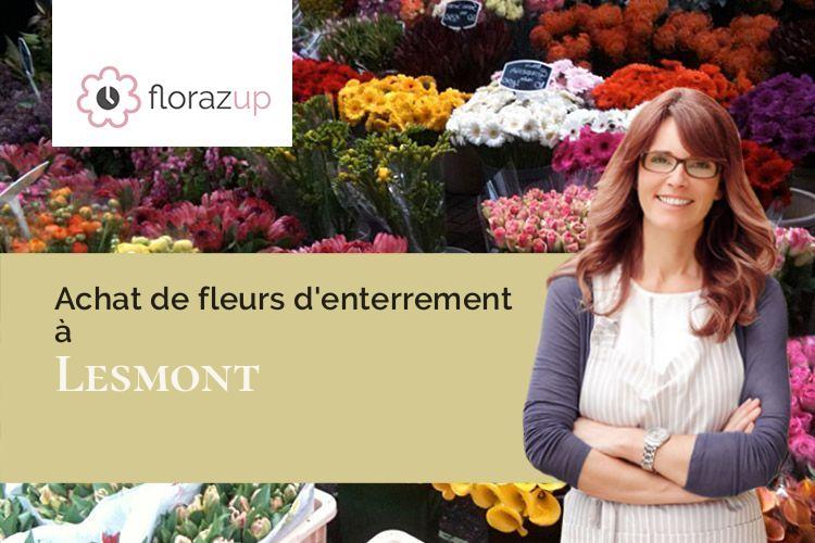 bouquets de fleurs pour un deuil à Lesmont (Aube/10500)