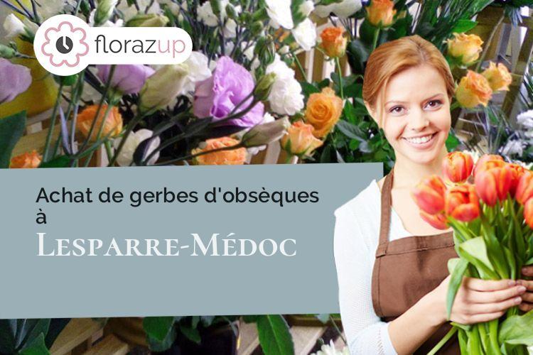 coeur de fleurs pour un décès à Lesparre-Médoc (Gironde/33340)