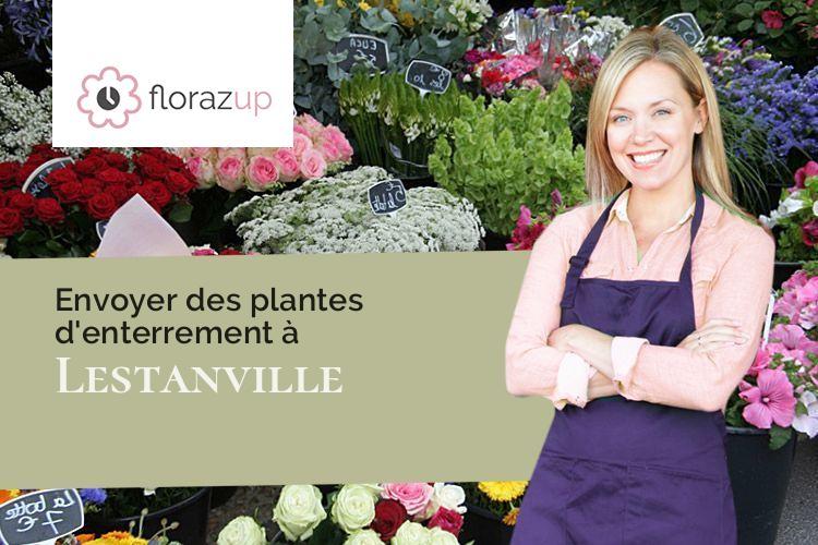 couronnes florales pour un décès à Lestanville (Seine-Maritime/76730)