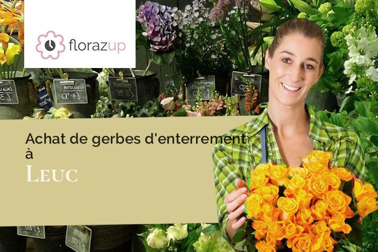 créations de fleurs pour une crémation à Leuc (Aude/11250)
