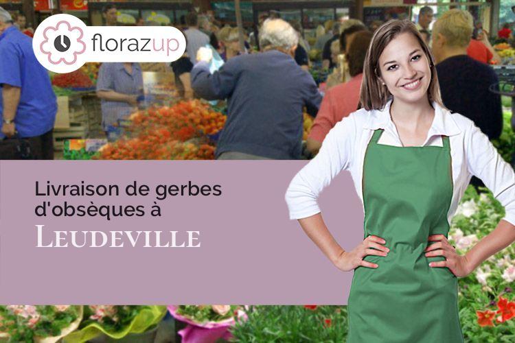 compositions florales pour des obsèques à Leudeville (Essonne/91630)