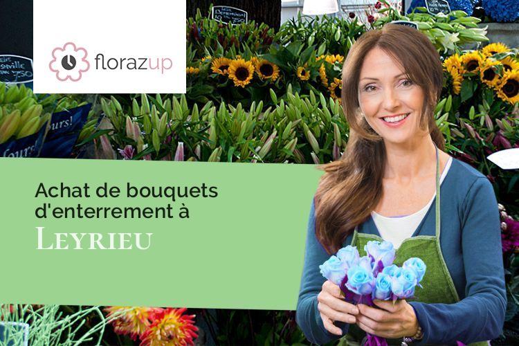 fleurs deuil pour un deuil à Leyrieu (Isère/38460)