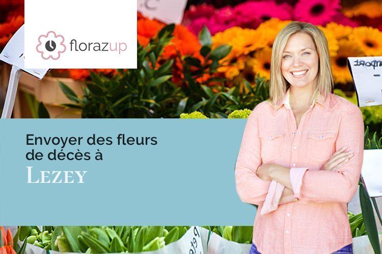 compositions florales pour un décès à Lezey (Moselle/57630)