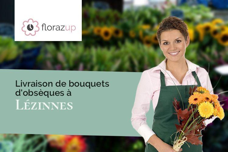 créations florales pour des obsèques à Lézinnes (Yonne/89160)