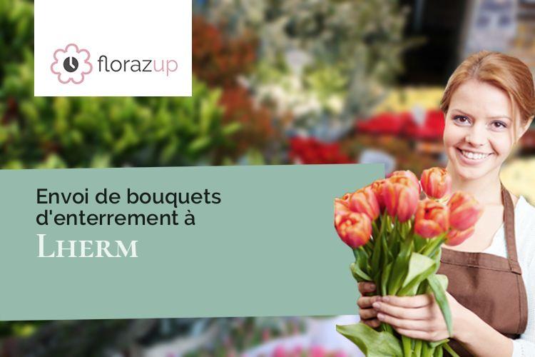 couronnes florales pour une crémation à Lherm (Lot/46150)