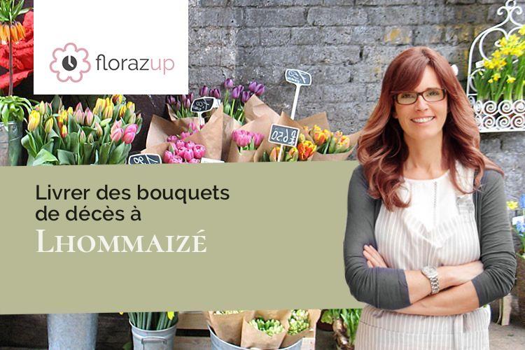 créations de fleurs pour un décès à Lhommaizé (Vienne/86410)