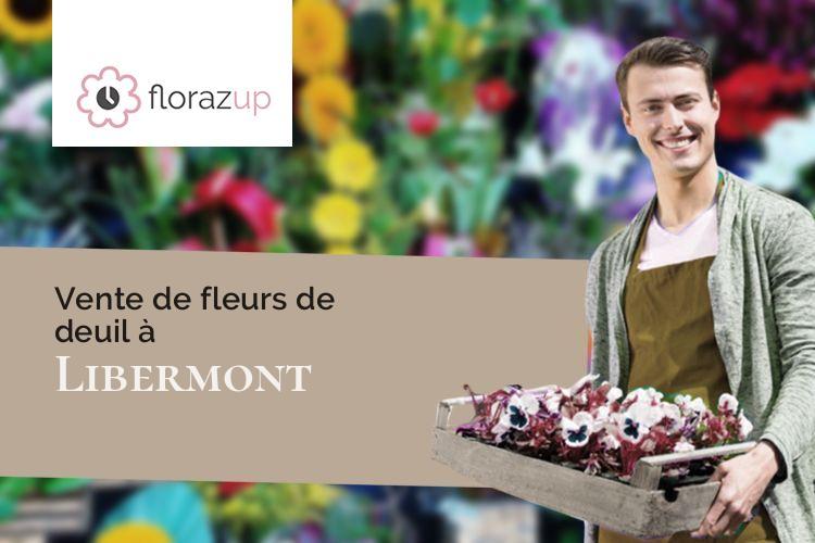 compositions florales pour un deuil à Libermont (Oise/60640)