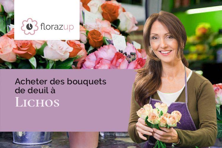 créations florales pour un enterrement à Lichos (Pyrénées-Atlantiques/64130)