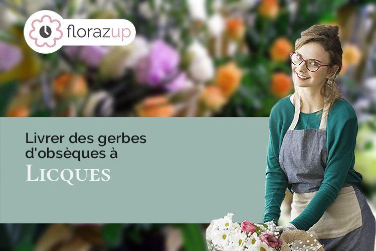 créations de fleurs pour un deuil à Licques (Pas-de-Calais/62850)