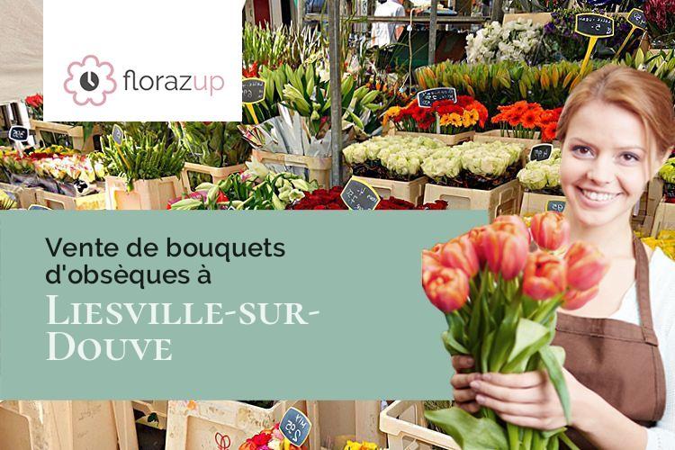 coupes de fleurs pour un enterrement à Liesville-sur-Douve (Manche/50480)