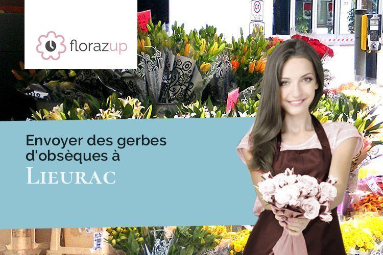 gerbes de fleurs pour un décès à Lieurac (Ariège/09300)