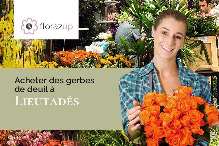 coupes de fleurs pour des obsèques à Lieutadès (Cantal/15110)