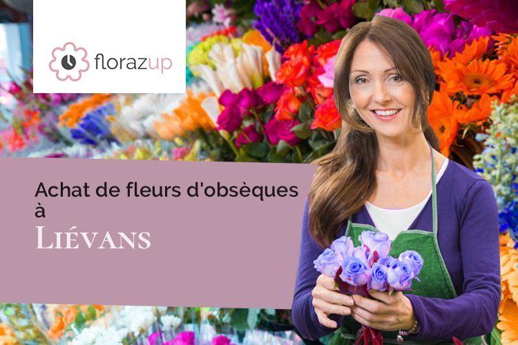 compositions de fleurs pour un deuil à Liévans (Haute-Saône/70240)