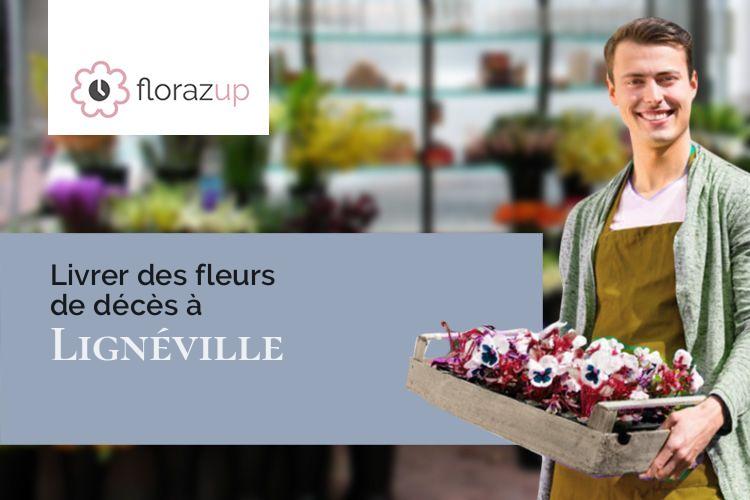 créations de fleurs pour un deuil à Lignéville (Vosges/88800)