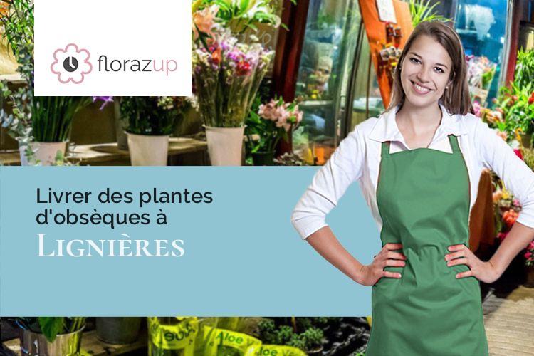 créations florales pour un décès à Lignières (Loir-et-Cher/41160)