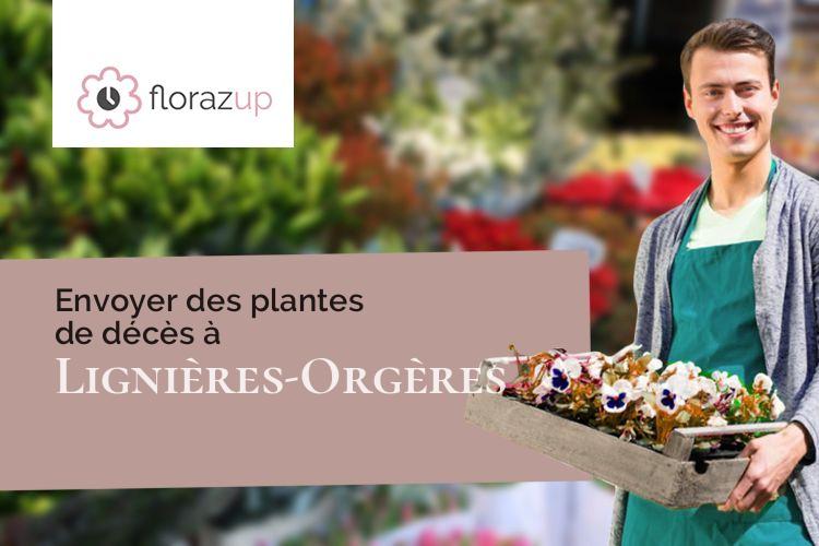 créations florales pour un enterrement à Lignières-Orgères (Mayenne/53140)