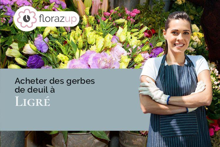 créations de fleurs pour un deuil à Ligré (Indre-et-Loire/37500)