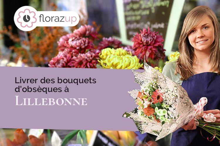 couronnes de fleurs pour un décès à Lillebonne (Seine-Maritime/76170)