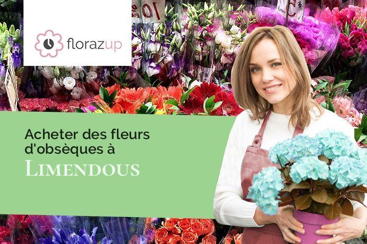 gerbes de fleurs pour un deuil à Limendous (Pyrénées-Atlantiques/64420)