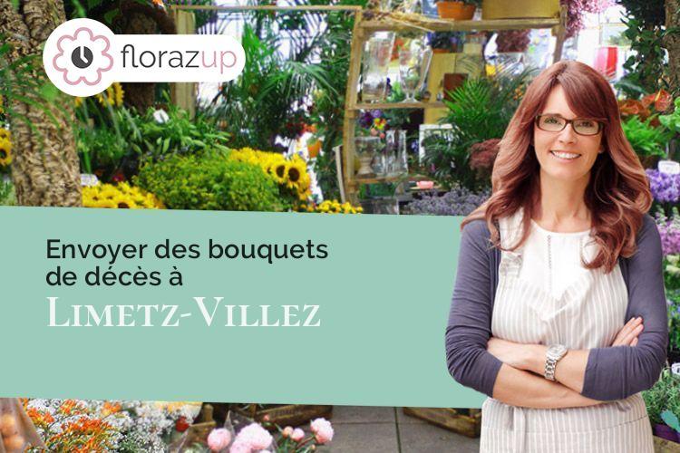 compositions florales pour un enterrement à Limetz-Villez (Yvelines/78270)