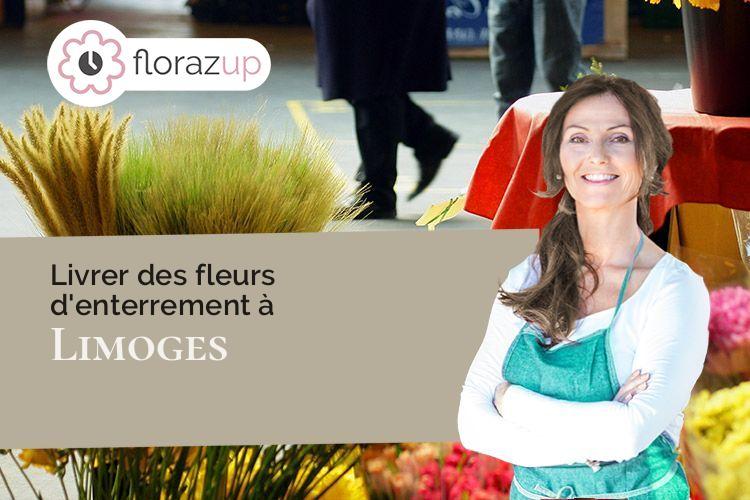 créations florales pour des funérailles à Limoges (Haute-Vienne/87000)