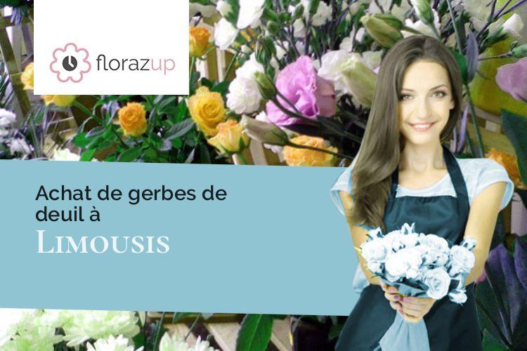 fleurs deuil pour un enterrement à Limousis (Aude/11600)