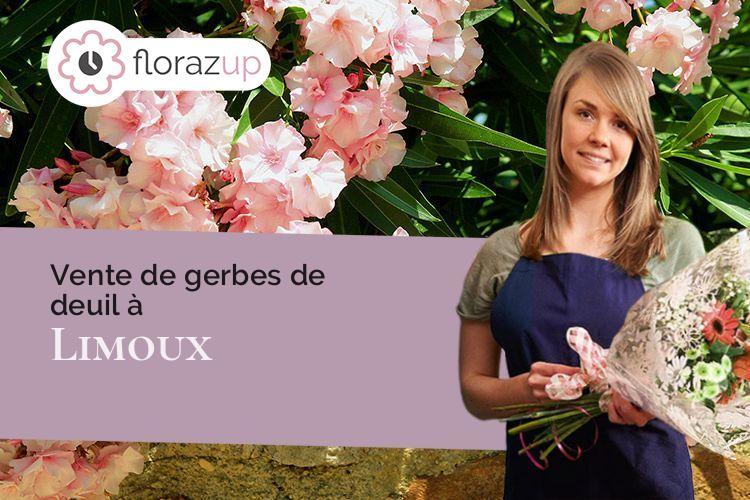 coeur de fleurs pour un deuil à Limoux (Aude/11300)
