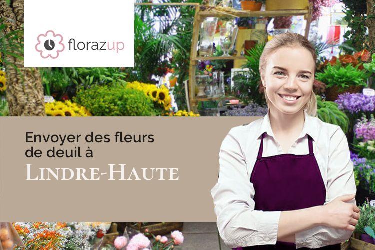 créations florales pour un décès à Lindre-Haute (Moselle/57260)