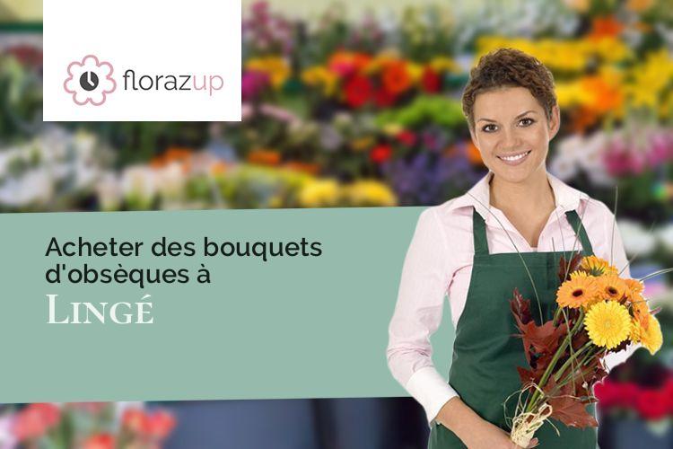 couronnes de fleurs pour une crémation à Lingé (Indre/36220)