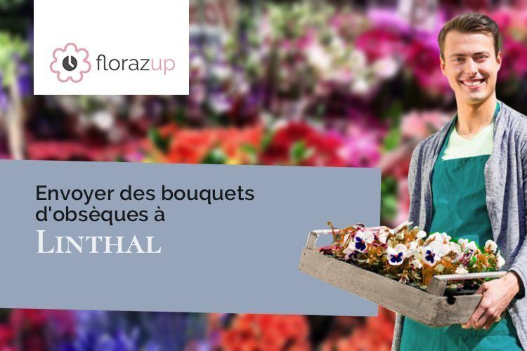 couronnes florales pour une crémation à Linthal (Haut-Rhin/68610)