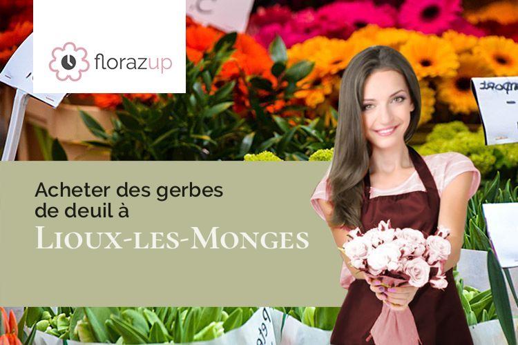 créations de fleurs pour des obsèques à Lioux-les-Monges (Creuse/23700)