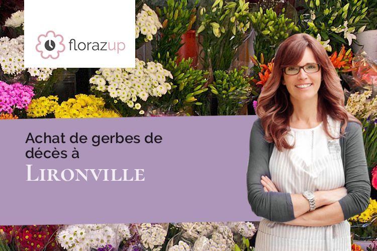 coupes de fleurs pour des funérailles à Lironville (Meurthe-et-Moselle/54470)