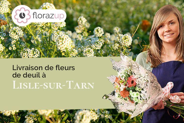 compositions de fleurs pour une crémation à Lisle-sur-Tarn (Tarn/81310)